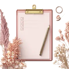 पहले शादी के टास्क के लिए तैयार खाली चेकलिस्ट स्क्रीन